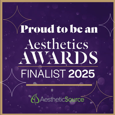 Finalists in FIVE categories at the 2025 Aesthetics Awards! 🏆