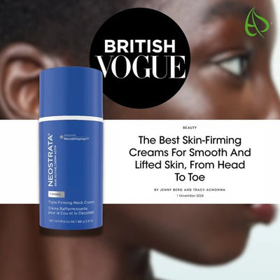 NEOSTRATA® Triple Firming Neck cream - which has recently been reformulated - appears in British Vogue!