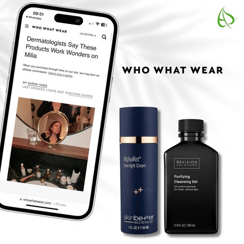 Revision Skincare® & skinbetter science® appear in Who What Wear